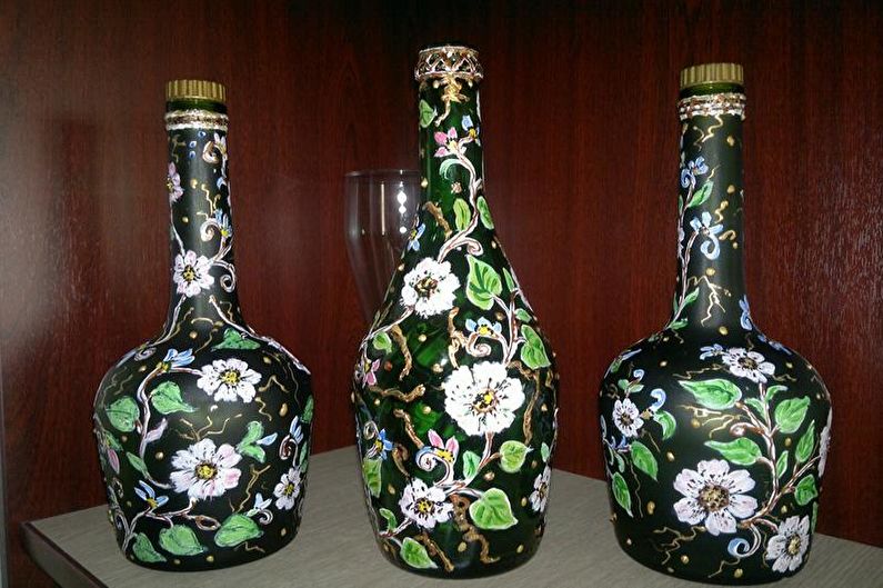 DIY Bottle Decor - Coloring