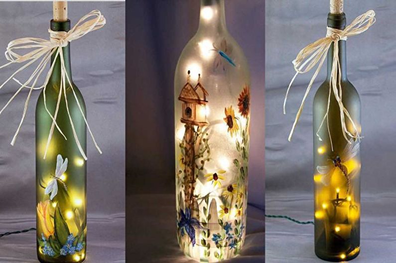 DIY Bottle Decor - Kleurplaten