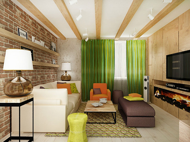 “Warm and Bright”: Fusion style apartment