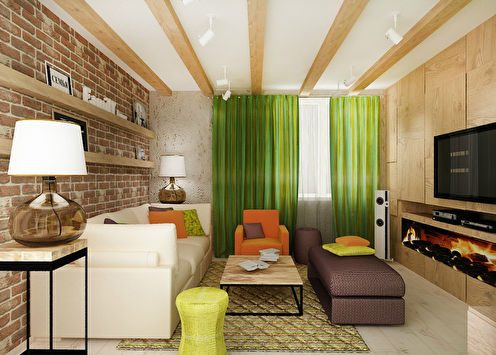 “Warm and Bright”: Fusion style apartment