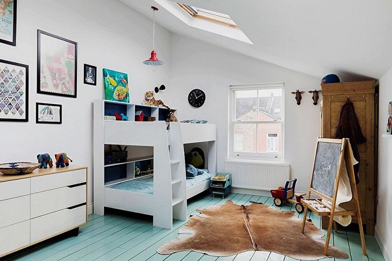 Kinderdagverblijf voor twee jongens in Scandinavische stijl - Interior Design