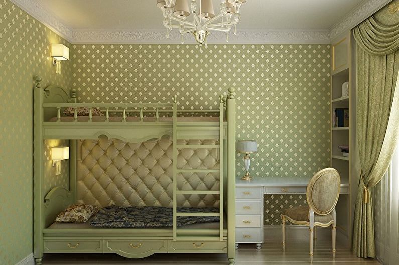 Design de interiores de um quarto infantil para dois meninos - foto