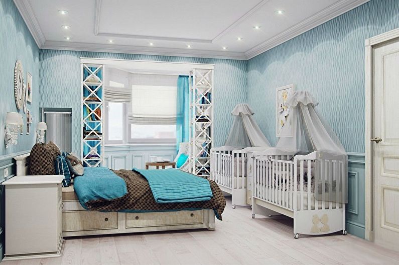 Design a bedroom and a nursery in one room - Where to start