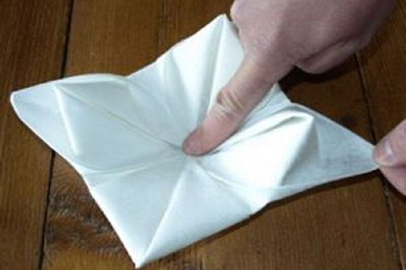 DIY salvešu ziedi - Lotus