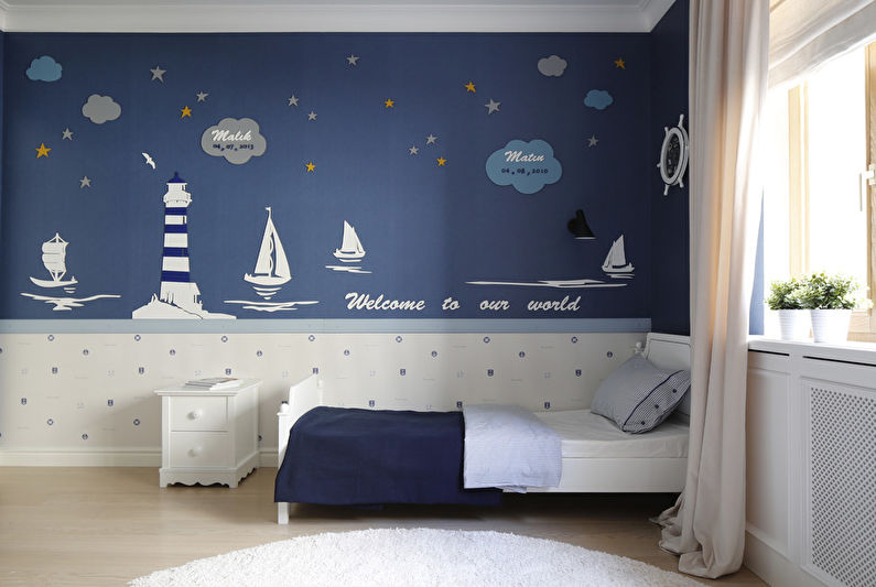 Bienvenue dans notre monde: chambre d'enfant pour deux garçons - photo 2