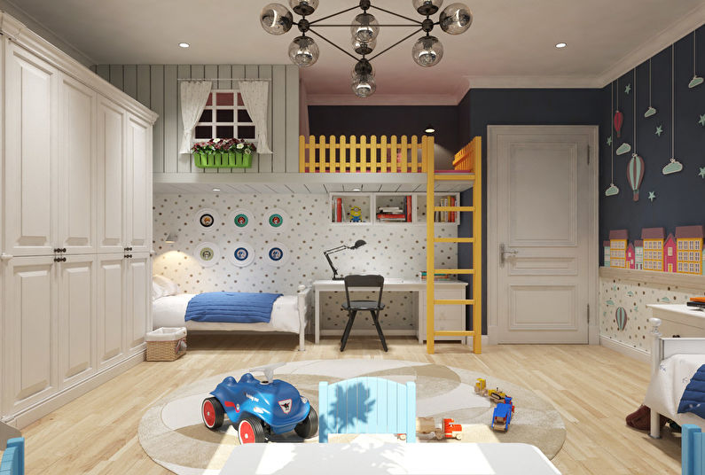 Bienvenido a nuestro mundo: habitación infantil para dos niños - foto 4