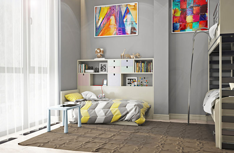 Habitación infantil en estilo urbano - foto 1