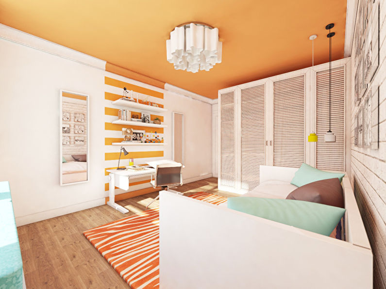 Orange Sky: Børneværelse 20 m2 - foto 3