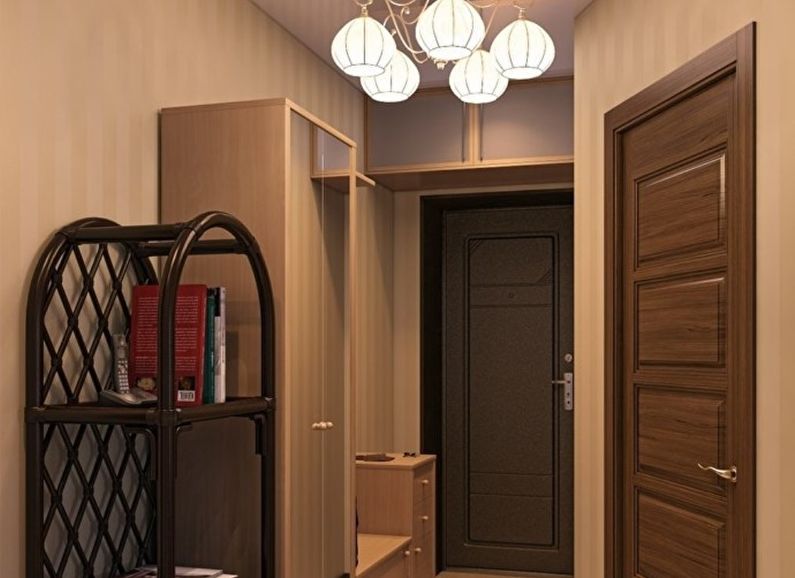 Design of a small hallway in Khrushchev