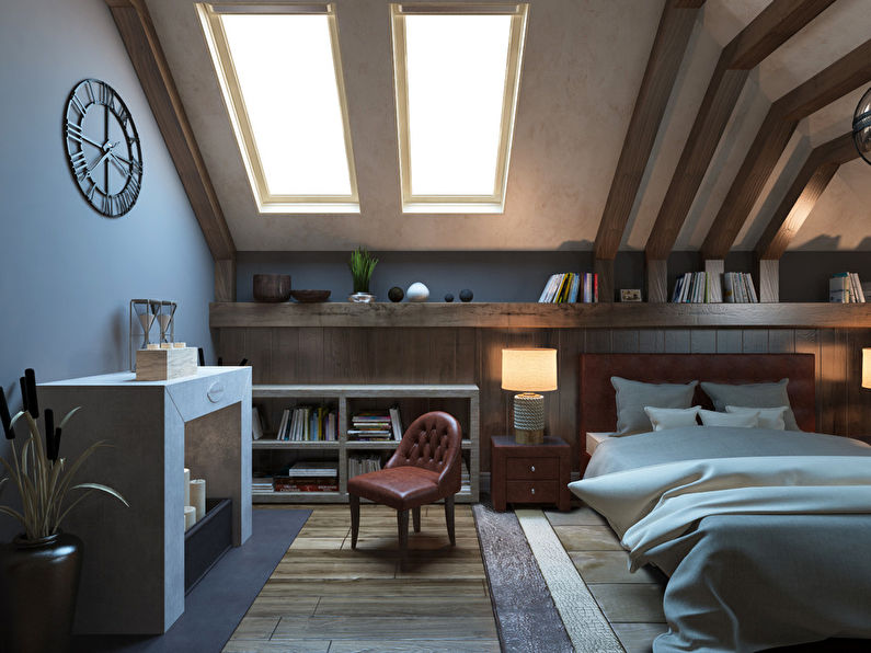 Design of the Attic Bedroom - bilde 4