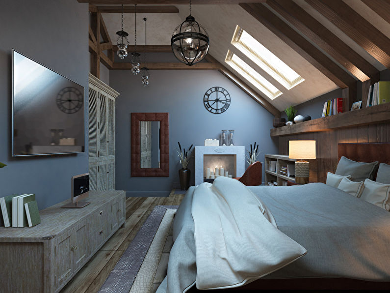 Design of the Attic Bedroom - foto 5