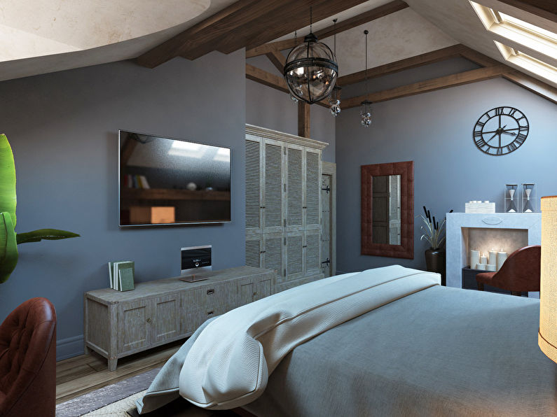 Design of the Attic Bedroom - bilde 7