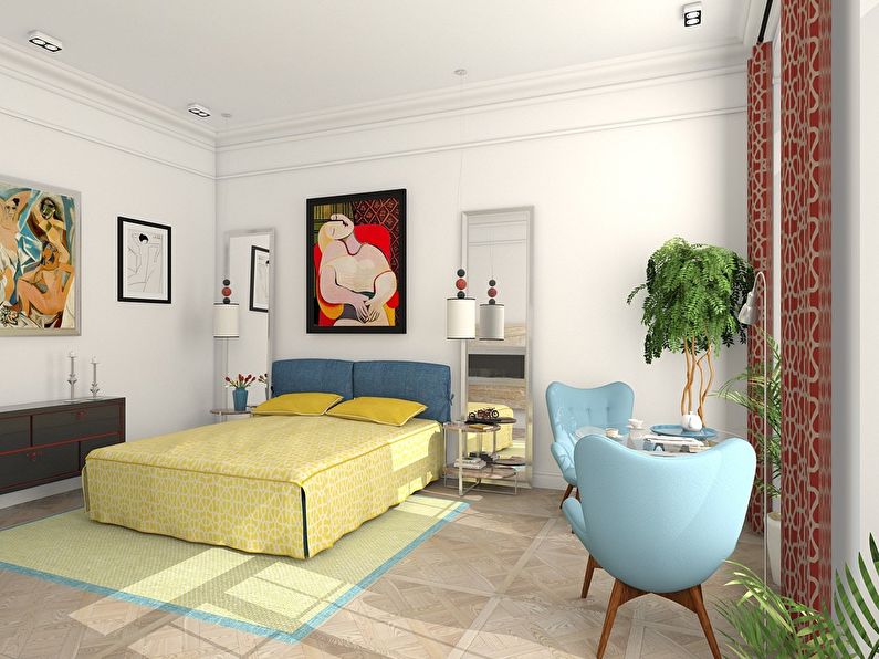 Inspirado por Picasso: Diseño de dormitorio - foto 1