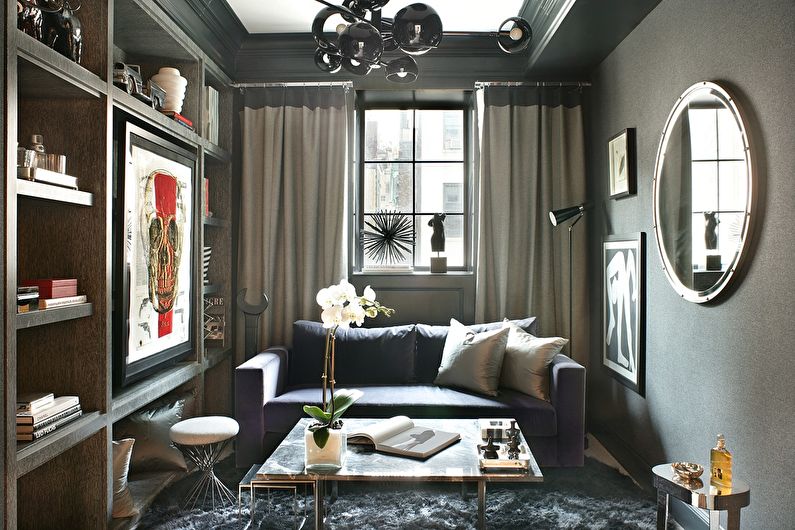 Gray color in the interior: how and where to apply