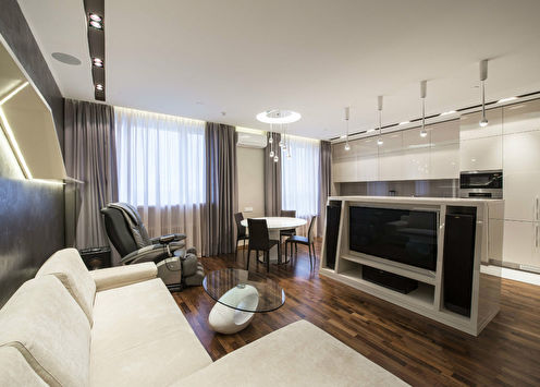 Escala de cinza: Apartamento em Moscou