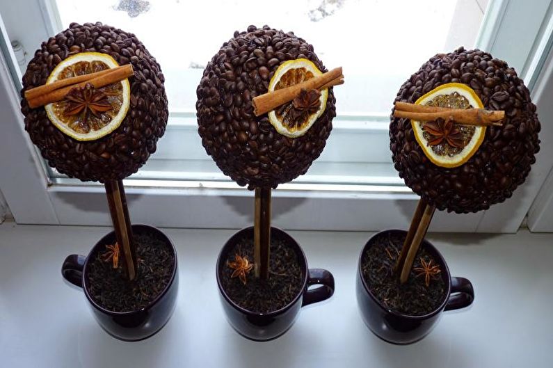 Ideas de café Topiary - Árbol frutal