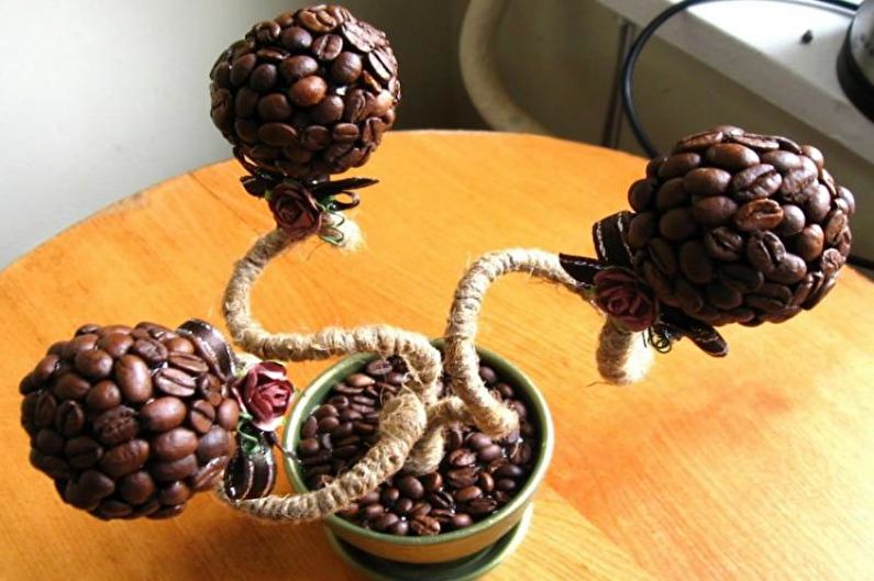 Kaffee-Topiary-Ideen - doppelt und dreifach