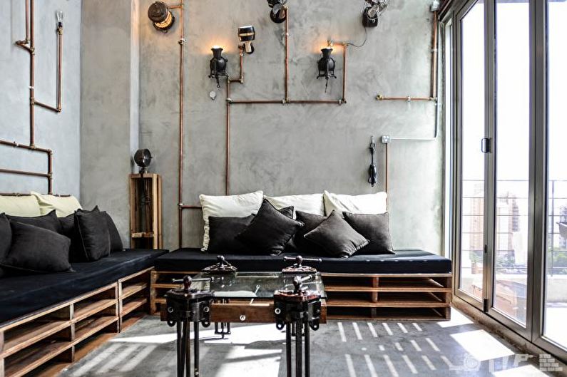 Loft Interior Design - Wanddecoratie