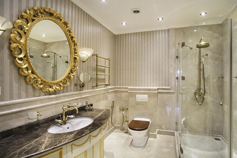 Bagno combinato in stile classico - Interior Design