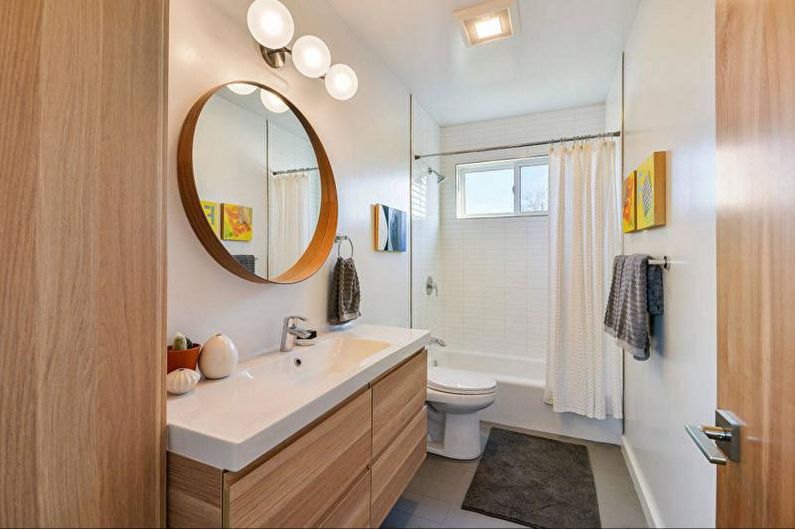 Aménagement intérieur d'une salle de bain combinée - photo