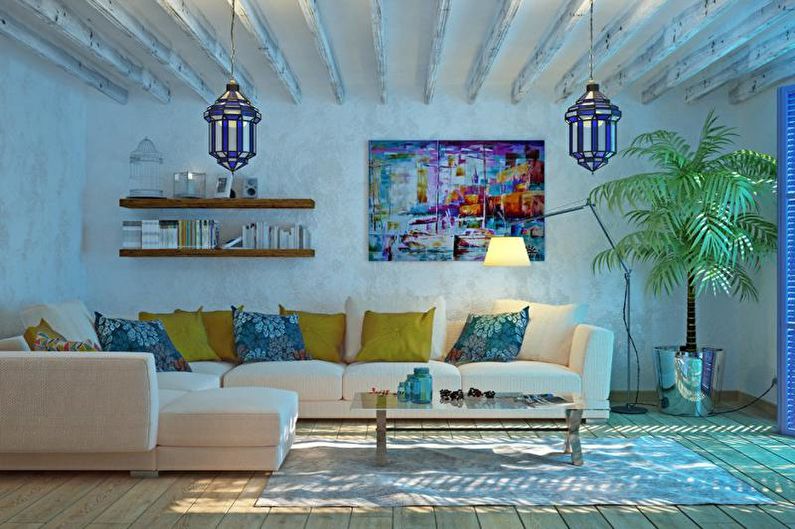 Interiorisme d’estil mediterrani: decoració i il·luminació