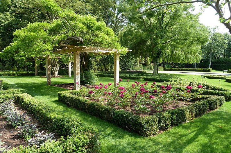 Monocots - Parterre de fleurs au chalet, idées d'aménagement paysager