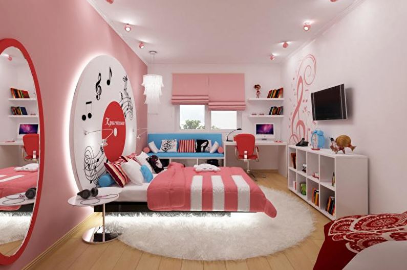 Camere de design interior pentru un adolescent - fotografie