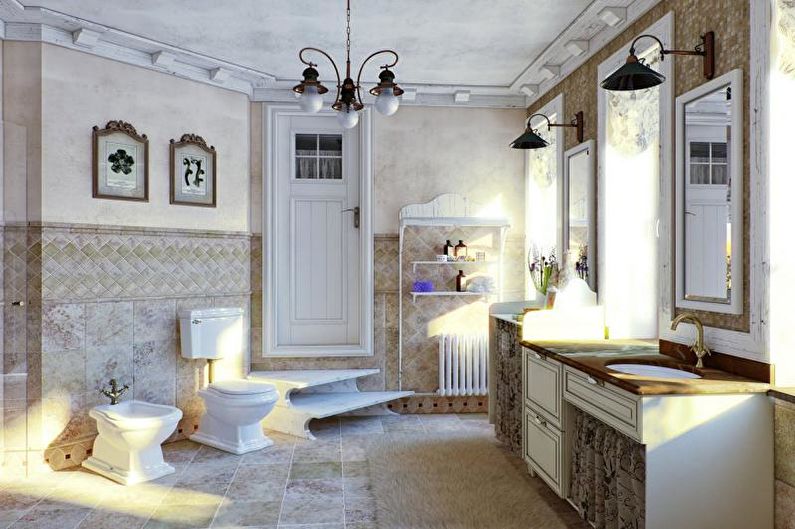 Interior design di un appartamento in stile provenzale - foto