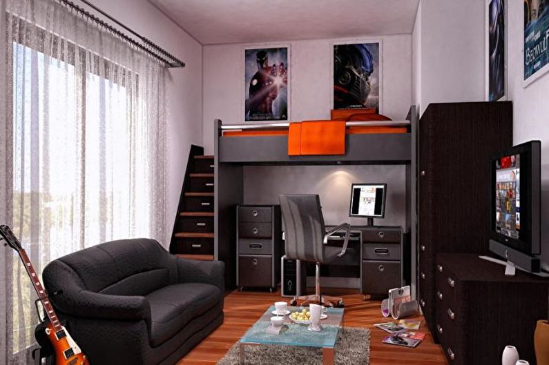 Room Design for a Teenage Boy - Features