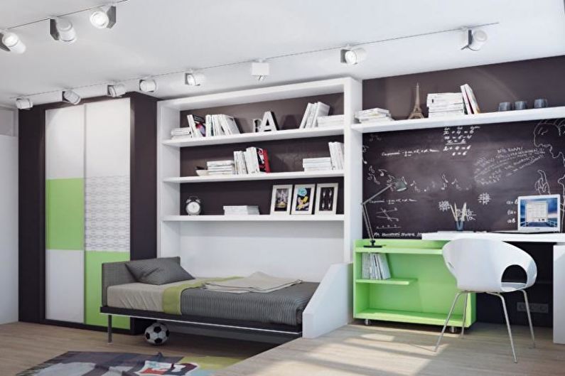 Conception de chambre pour un adolescent - Meubles