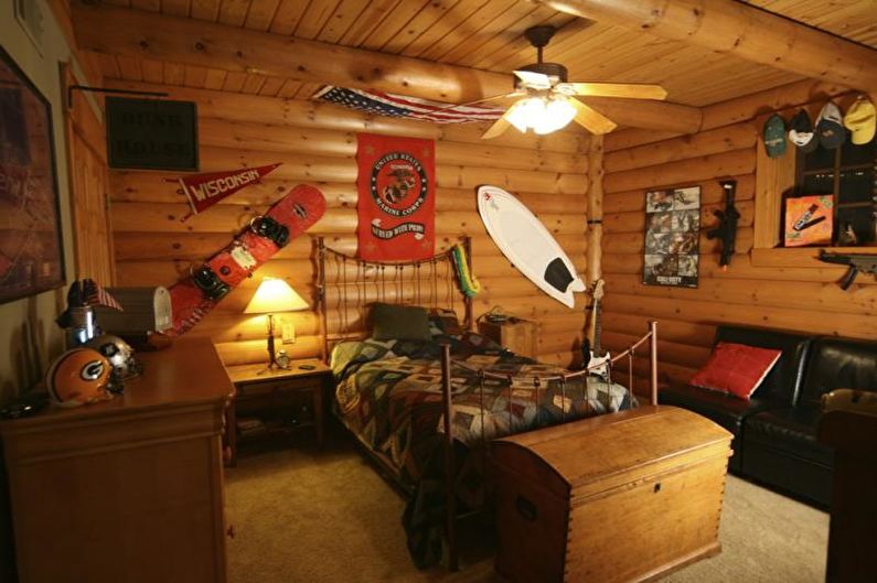 Chambres de design d'intérieur pour un adolescent - photo