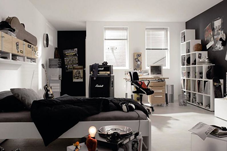 Chambres de design d'intérieur pour un adolescent - photo