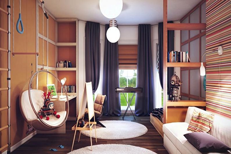 Chambres de design d'intérieur pour un adolescent - photo