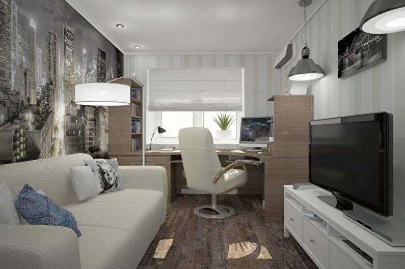 Chambres de design d'intérieur pour un adolescent - photo