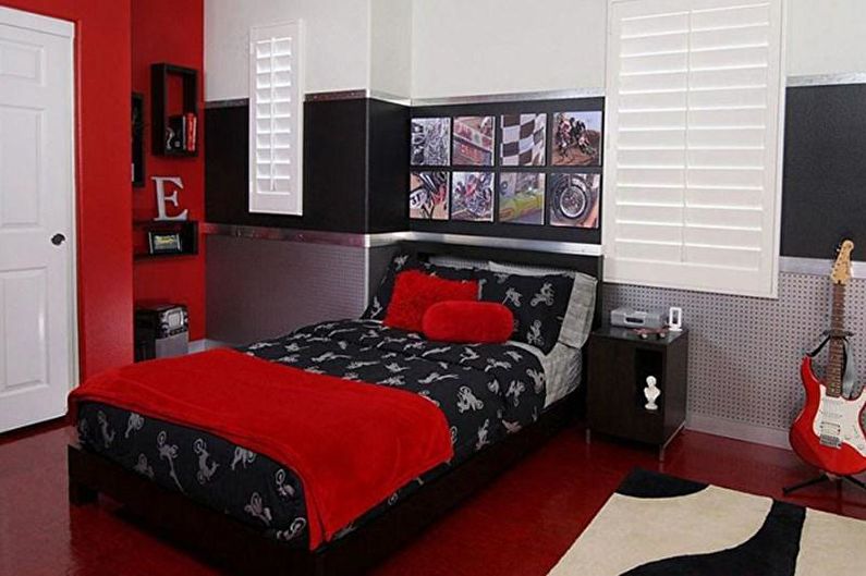 Interior design rooms for a teenage boy - photo