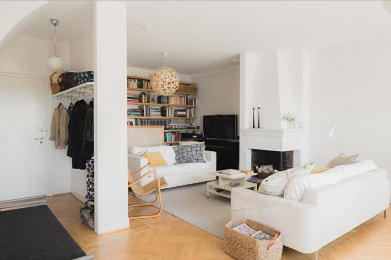 Scandinavisch stijl appartement interieur - foto