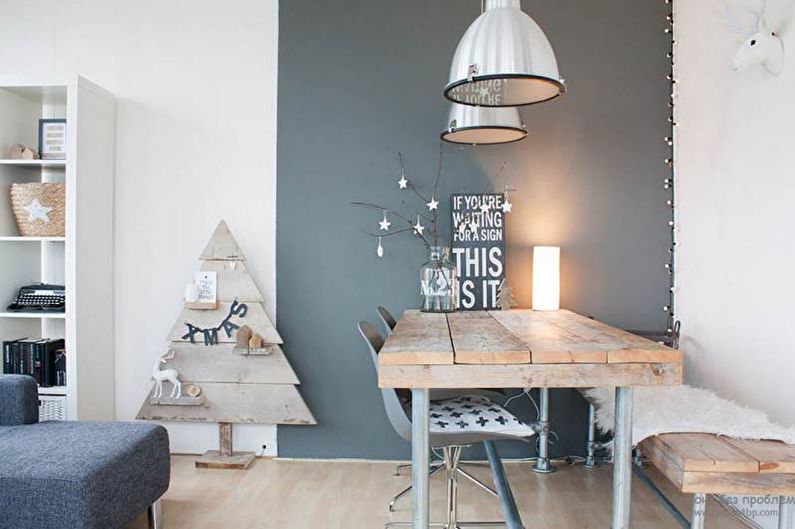 Scandinavisch stijl appartement interieur - foto