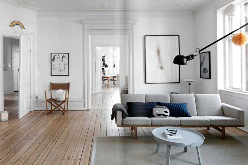 Design d'intérieur d'appartement de style scandinave - photo