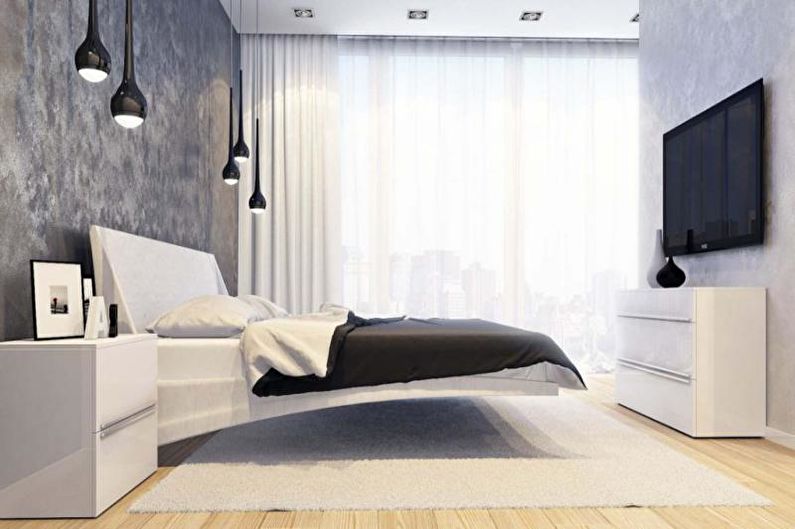 Minimalism style bedroom interior design - photo