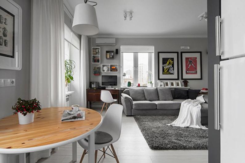 Dizajnerski studio apartman u Hruščovu - Namještaj