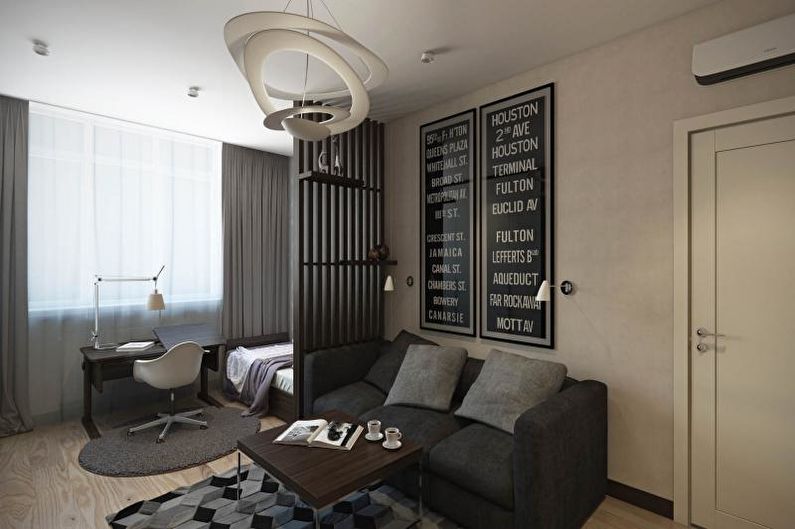 Design de interiores de um apartamento em Khrushchev - foto