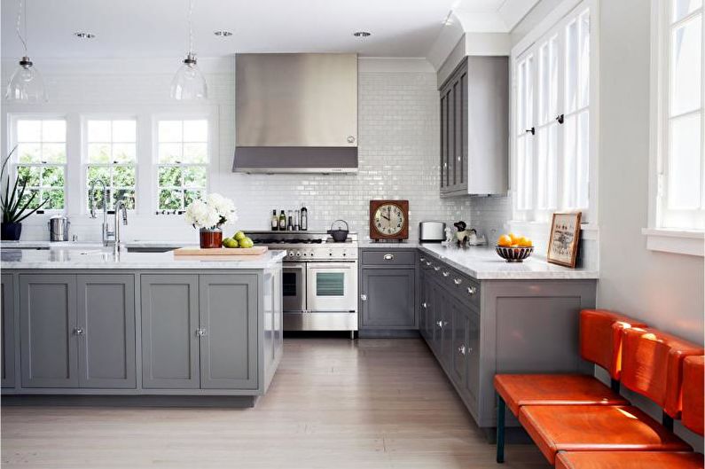 Gray Kitchen Design - Keukenmeubels