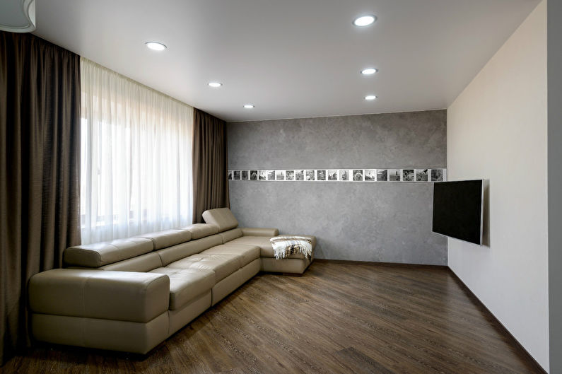 Minimalisme pur: Interior de l'apartament 126 m2 - foto 1