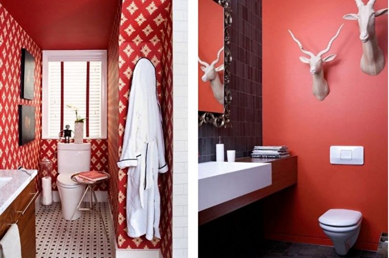 Diseño interior de un baño pequeño - foto