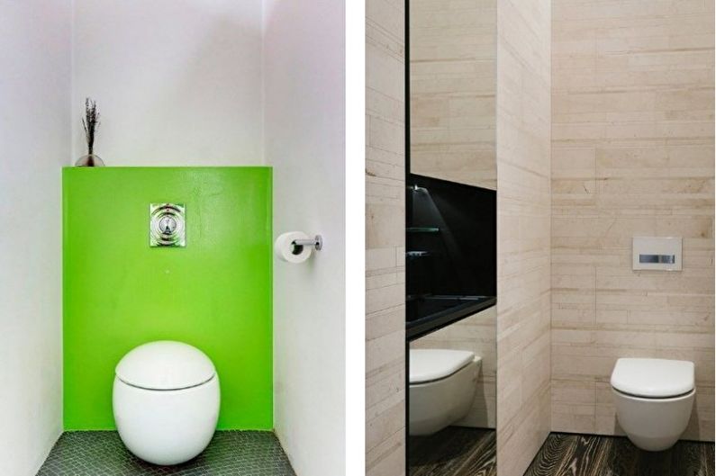 Diseño interior de un baño pequeño - foto