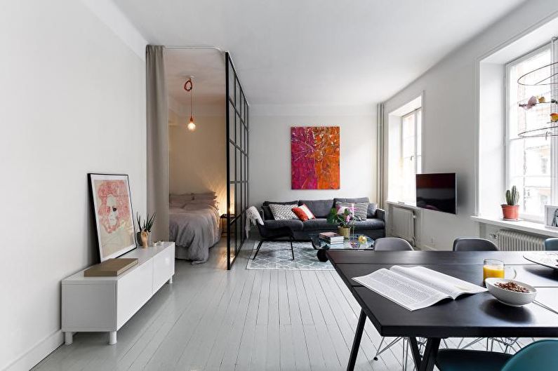 Design de interiores de um apartamento de dois quartos - foto