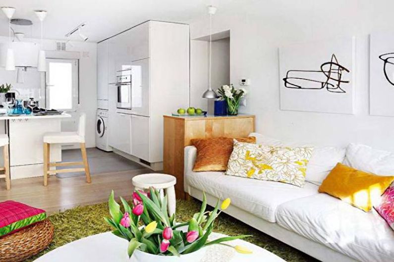 Design of a small apartment - Color