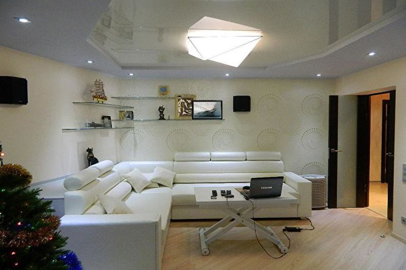 Design piccolo appartamento - Finitura a soffitto