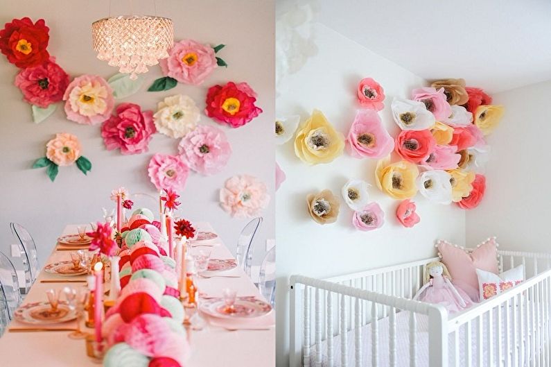 DIY Paper Flowers - أفكار التطبيق