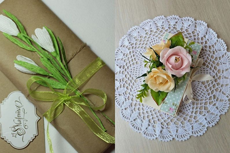 DIY papir blomster - foto